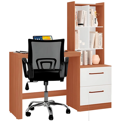 Kit Home Office Escrivaninha e Cadeira Santiago