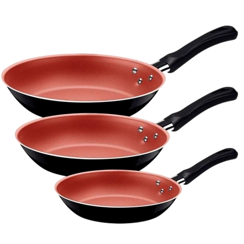 Jogo de Frigideiras Tramontina Linz 3 Peças com Revestimento Antiaderente Starflon Max