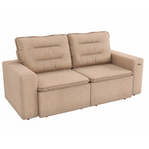 Sofá Kappesberg Classic Veludo 2 Lugares Retrátil e Reclinável