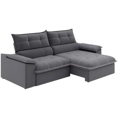 Sofá Best House Venetto 4 Lugares Retrátil e Reclinável