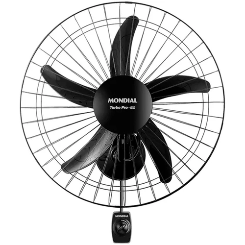 Ventilador de Parede Mondial Turbo NVPPRO50 5 Pás e 3 Velocidades