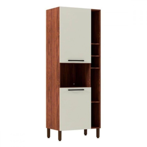 Paneleiro Kits Paraná Viv Concept Duplo 2 Portas e Nichos