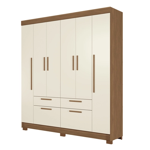 Guarda-Roupa Casal Santos Andirá Guarapuava 6 Portas 4 Gavetas