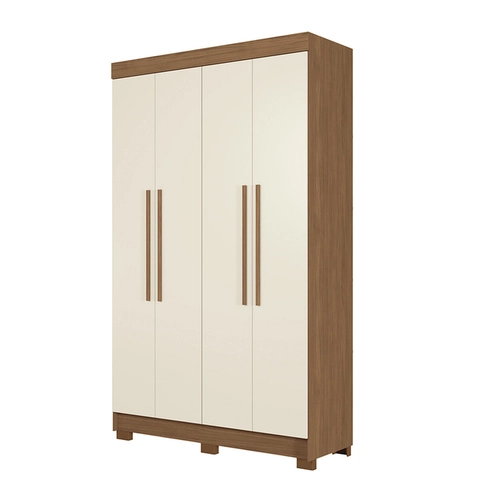 Guarda-Roupa Solteiro Santos Andirá Sarandi 4 Portas 2 Gavetas