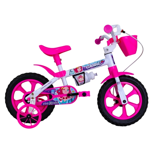 Bicicleta Aro 12 Cairu Infantil - Mini Sereia e Play Kids