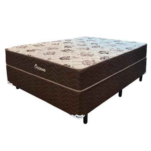Cama Box Casal Bonno Oceano Molas Ensacadas 138x188x66