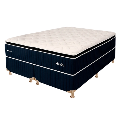 Cama Box Queen Bonno Andes New Molas Ensacadas 158X198X75