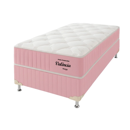 Cama Box Solteirão Bonno Valência Molas Ensacadas 108X198X71