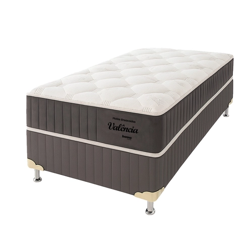 Cama Box Solteirão Bonno Valência Molas Ensacadas 108X198X71