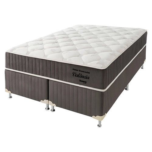 Cama Box Queen Bonno Valência Molas Ensacadas 158X198X71
