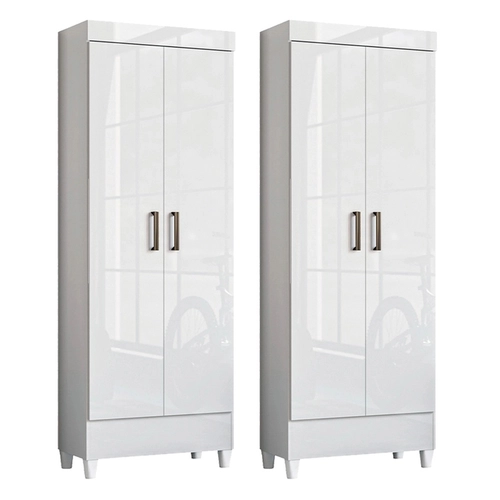 Kit com 2 Multiusos Santos Andirá Fit 2 Portas