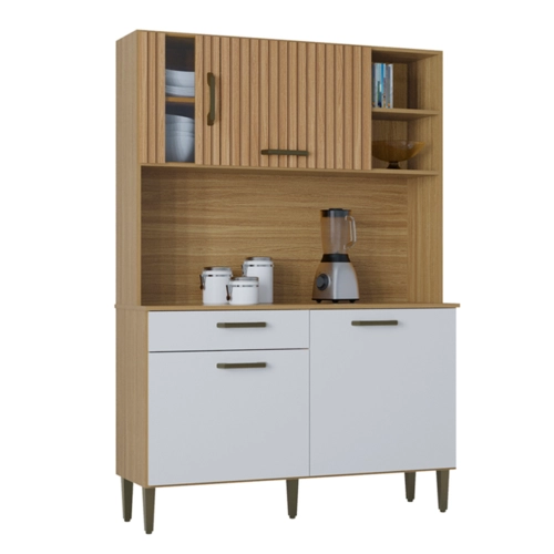 Armário de Cozinha Compacta Poquema Verona 4 Portas 1 Gaveta