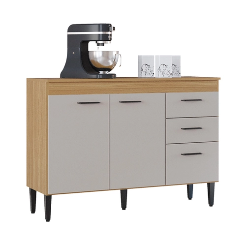 Balcão Poquema 3 Portas 2 Gavetas