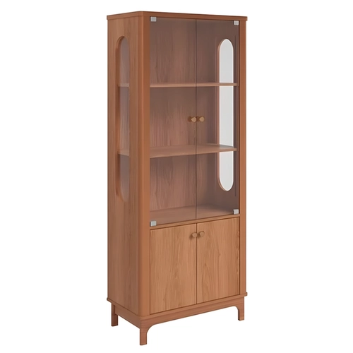 Cristaleira Lukaliam Jade com 2 Portas de Vidro