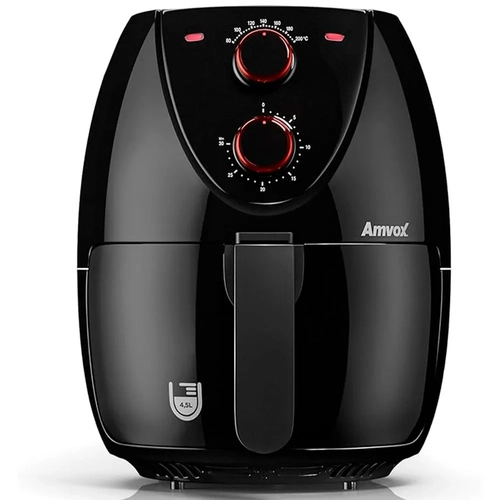 Fritadeira Elétrica Sem Óleo Air Fryer Amvox 4,5L ARF1205