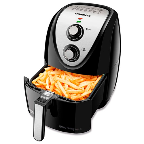 Fritadeira Elétrica Sem Óleo Air Fryer Mondial 5L AFN-50-BI