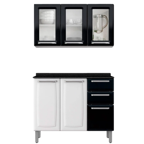 Armário de Cozinha Modulada Itatiaia Luce 6 Portas