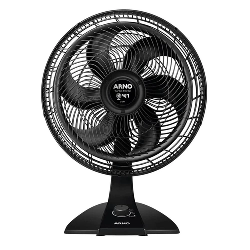 Ventilador de Mesa Arno 40cm VF42 2 em 1 Turbo Force 6 Pás 3 Velocidades