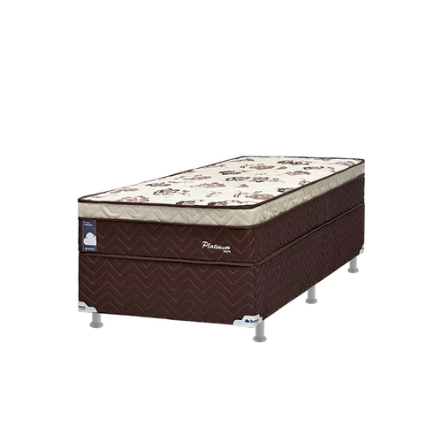 Cama Box Solteiro Bonno Platinum Style New Molas Ensacadas 88x188x70cm