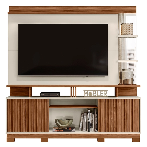 Estante Home Mobler Denver Para TV até 65 Polegadas 2 Portas