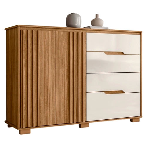 Cômoda Moval Texas 2 Portas 4 Gavetas