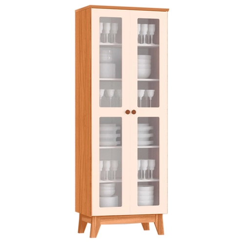 Cristaleira Tuboarte Maya 2 Portas de Vidro 49946