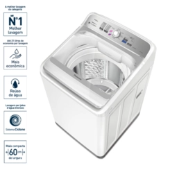 Kit Lavanderia: Máquina de Lavar Panasonic 14kg + Varal Alumínio Mor
