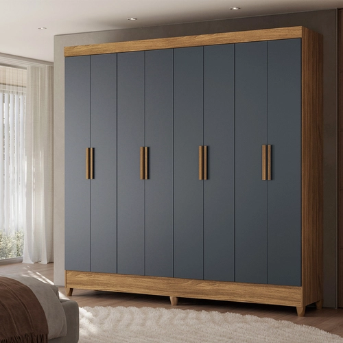 Guarda-Roupa Casal Moval Marajó 8 Portas 2 Gavetas