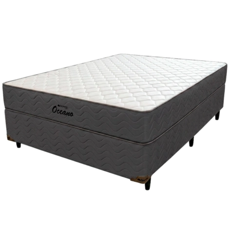 Cama Box Casal Bonno Oceano Molas Ensacadas 138x188x66