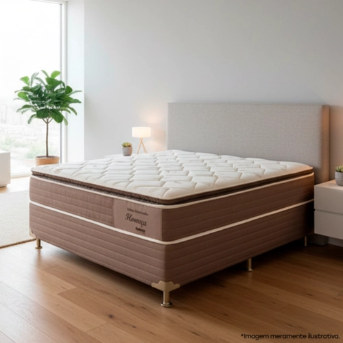 Cama Box Casal Bonno Florença Molas Ensacadas 138X188X71