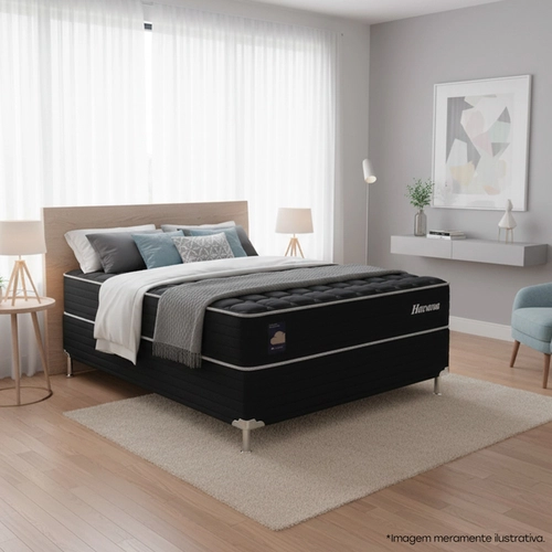 Cama Box Casal Bonno Havana Molas Ensacadas 138X188X78