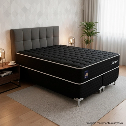 Cama Box Queen Bonno Havana Molas Ensacadas 158X198X78