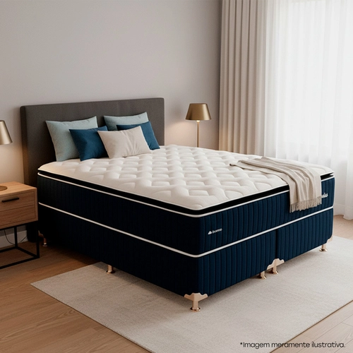 Cama Box King Bonno Andes New Molas Ensacadas 193X203X75