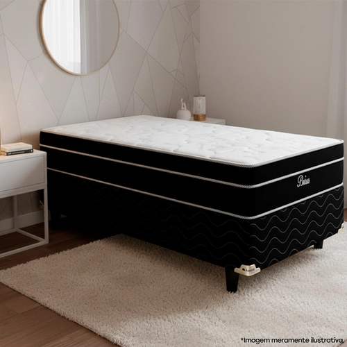 Cama Box Solteiro Bonno Brisa 188x88x66cm