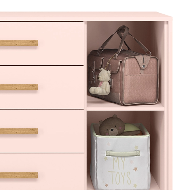 Cômoda Sapateira Qmovi Q Encanto Slim 1 Porta e 4 Ga - Solar