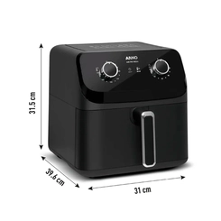 Fritadeira Elétrica Sem Óleo Air Fryer Arno 7,5L AFM7
