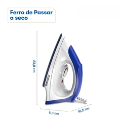 Ferro a Seco Itatiaia FSITA2ESSA com Base Antiaderente
