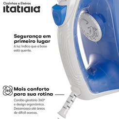 Ferro a Vapor Itatiaia com Base Antiaderente
