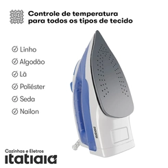 Ferro a Vapor Itatiaia com Base Antiaderente