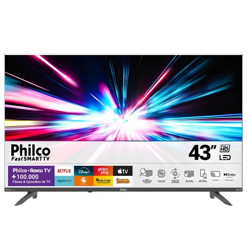 Smart TV Philco Roku 43" Full HD com HDR10 99433044