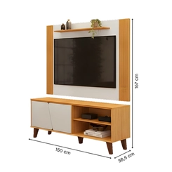 Rack e Painel DJ Móveis Mark para TV até 65"