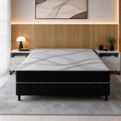 Cama Box Casal Topázio Santorini