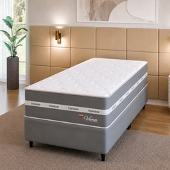 Cama Box Solteiro Viena Topázio