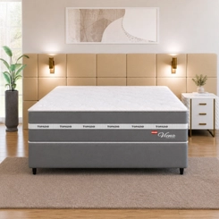 Cama Box Casal Viena Topázio