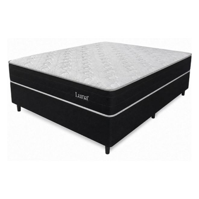Cama Box Queen Luna Topázio - Solar Magazine