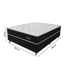 Cama Box Queen Luna Topázio