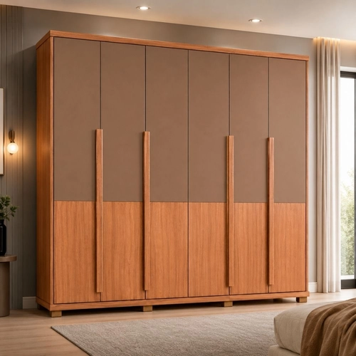 Guarda-Roupa Casal Caemmun Hopper 6 Portas 6 Gavetas