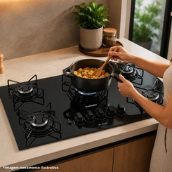 Cooktop Itatiaia Lumi 5 Bocas 3700000541