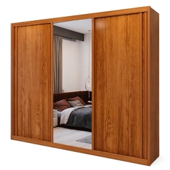 Guarda-Roupa Bom Pastor Havall 3 Portas 4 Gavetas