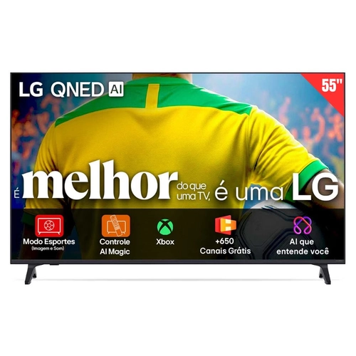 Smart TV LG 55 4K QNED AI 55QNED73ASA